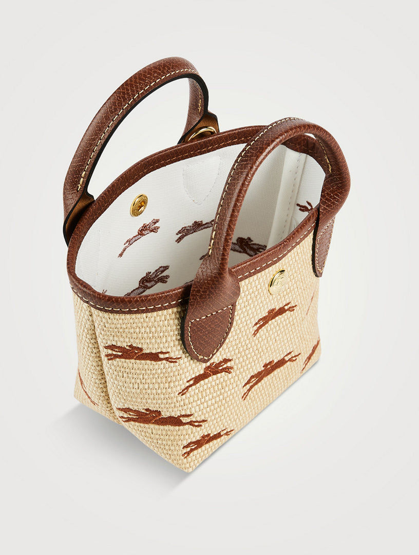 LONGCHAMP XS Le Panier Pliage Top Handle Bag