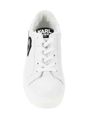 Karl Lagerfeld Paris Chivon Embellished Choupette Sneakers size 8