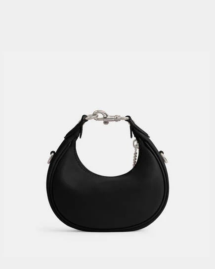 Coach Jonnie bag in black and silver accessories