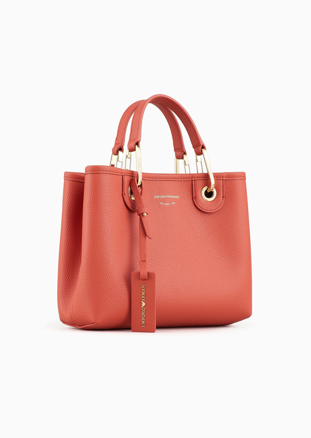 Small MyEA shopper bag with deer print Emporio Armani