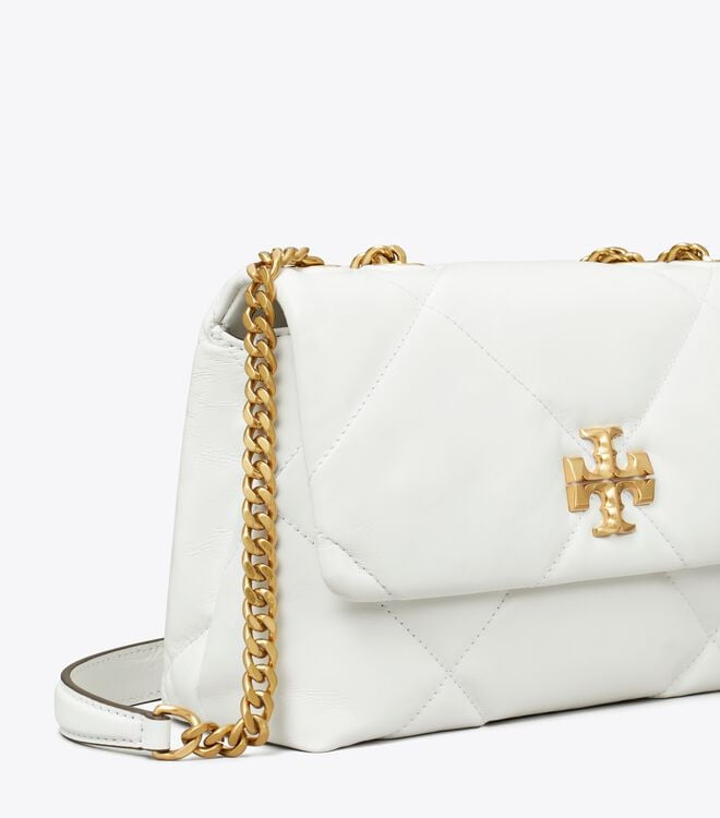 TORY BURCH KIRA DIAMOND QUILT SMALL CONVERTIBLE SHOULDER BAG