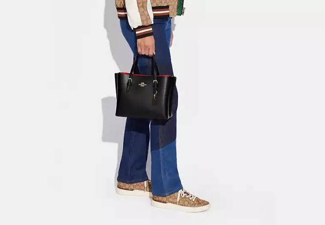 Coach Mollie Tote 25 In black
