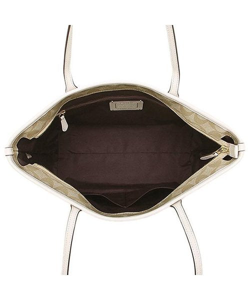 Coach City zip Tote Bag In Signature Canvas