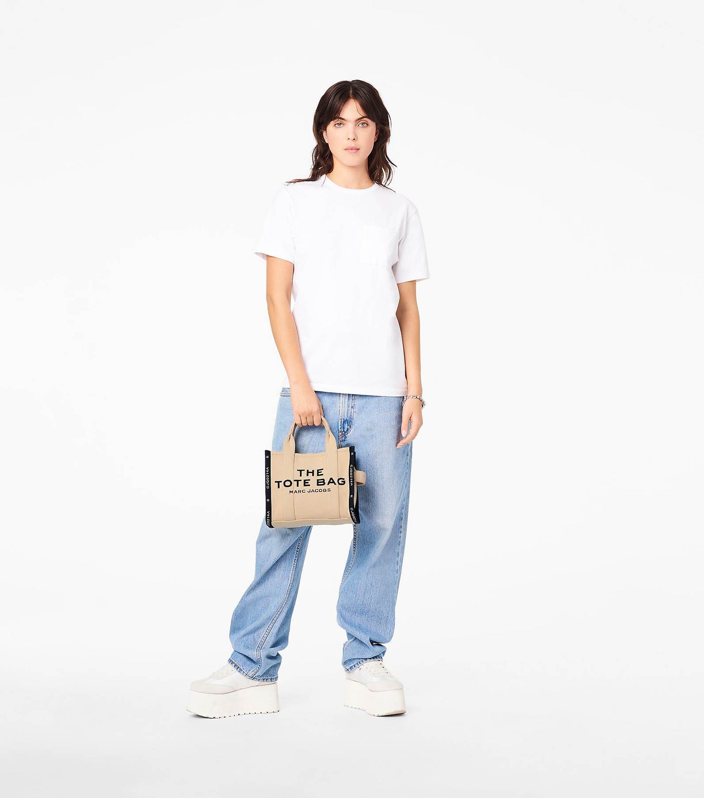 the small tote bag fabric Marc Jacobs