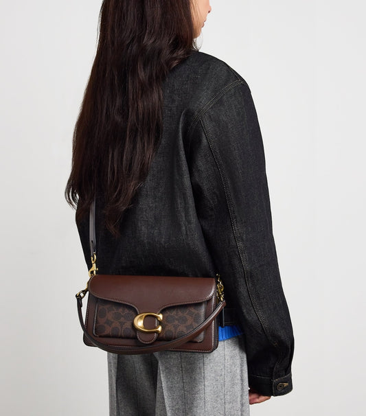 Coach Tabby Shoulder Bag 26 in signature canvas brown