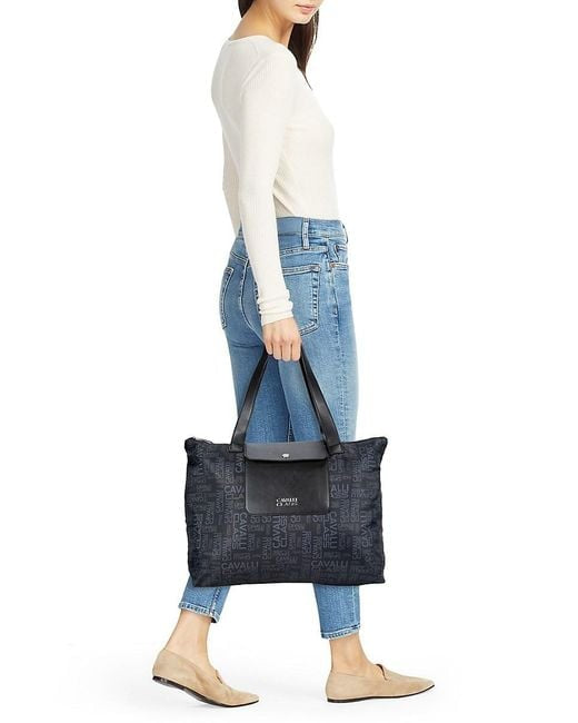 Cavalli Class by Roberto Cavalli
Women's Black Monogram Tote