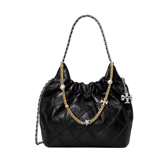 Tory Burch Mini Fleming Soft Distressed Hobo Bag