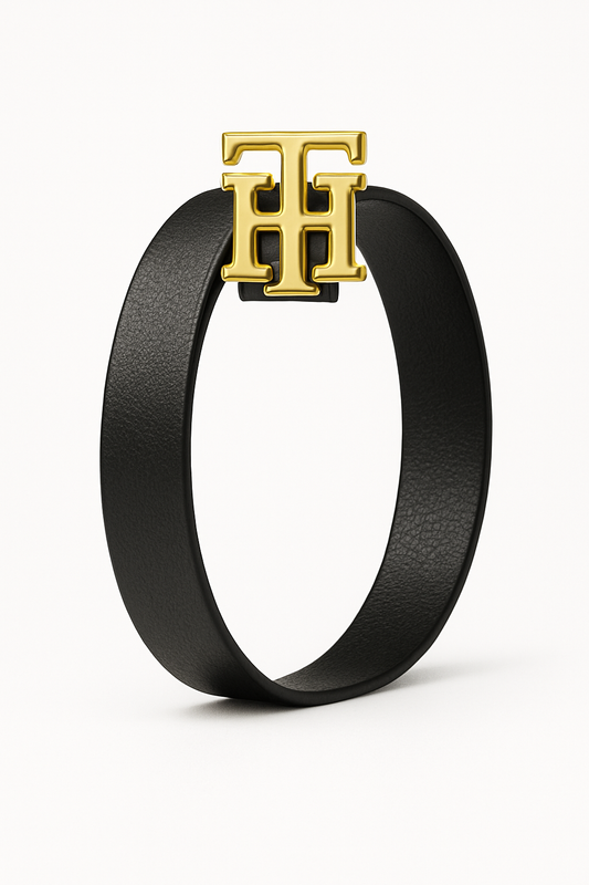 Tommy Hilfiger belt gold logo size large