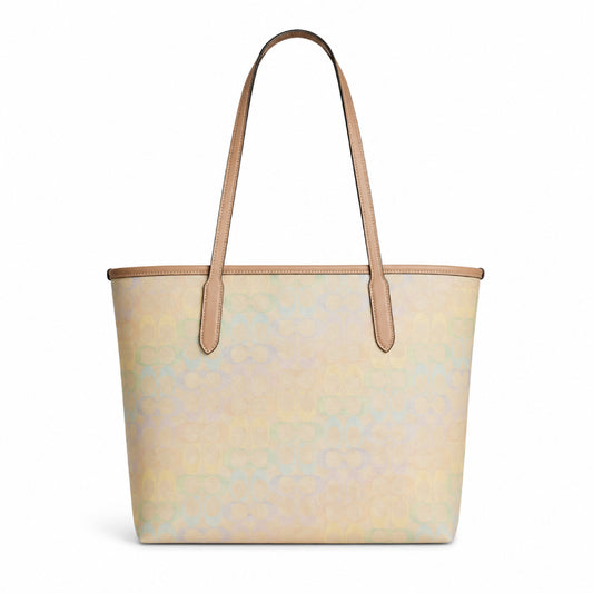 Coach City Tote Bag in Signature Canvas Pastel