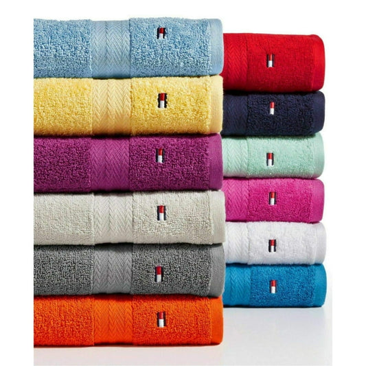 Tommy Hilfiger 100% Cotton Modern American Bath Towel