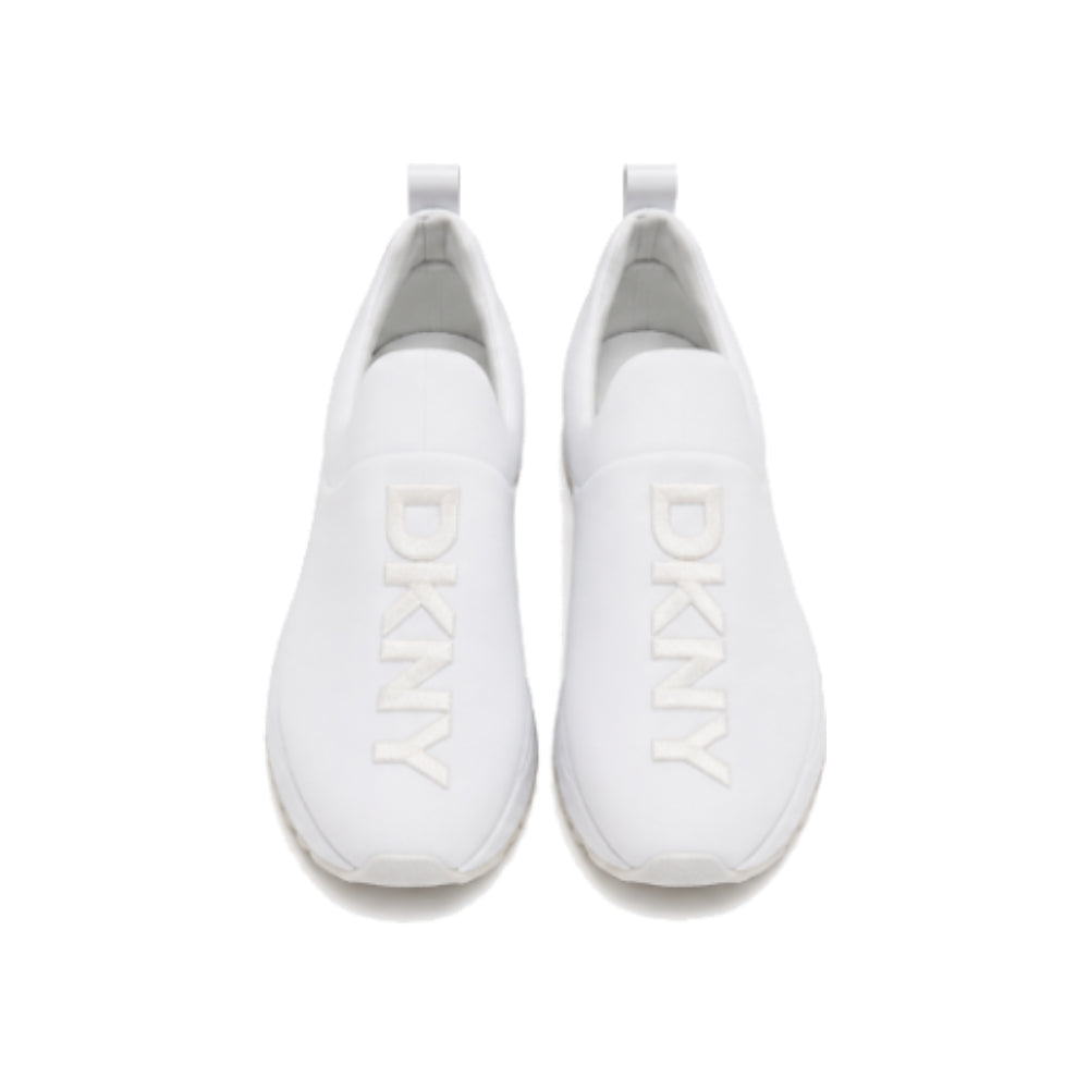 DKNY Jadyn Low Top Slip On Sneakers Pale Blush in Baby Blue