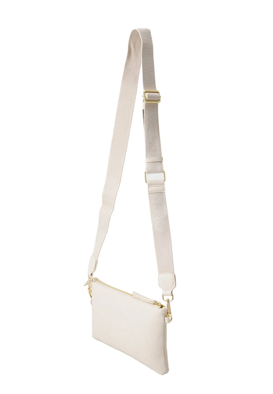 Valentino Bags Foxy Clutch Ecru
