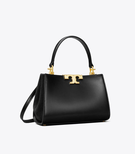 Tory Burch Mini Eleanor Satchel in black leather