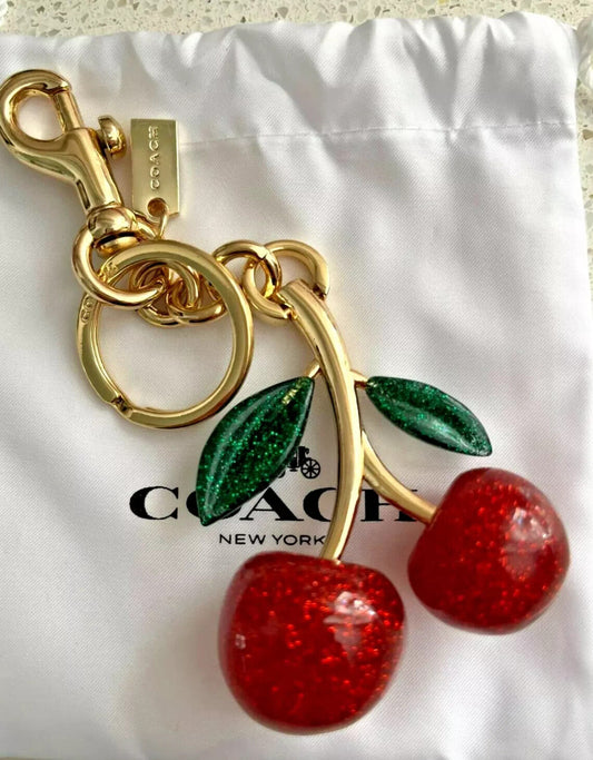 Cherry Bag Charm Coach