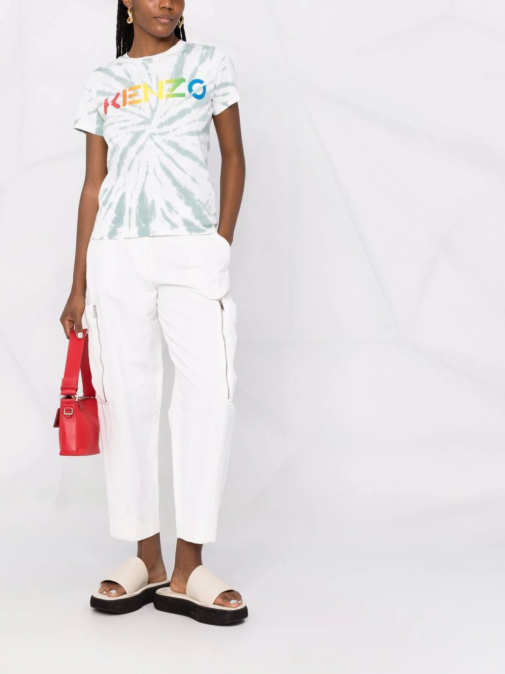 Kenzo Logo Tie Dye Tee size small