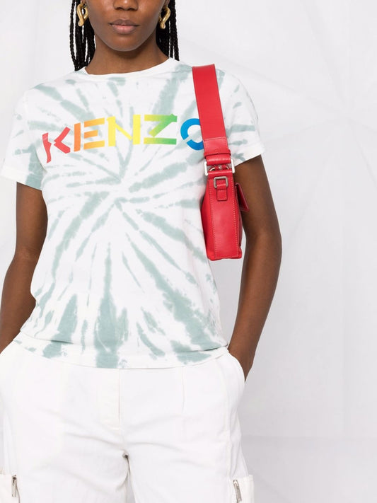 Kenzo Logo Tie Dye Tee size small