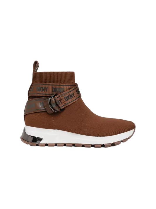 DKNY Miley Slip On Sneakers in Brown