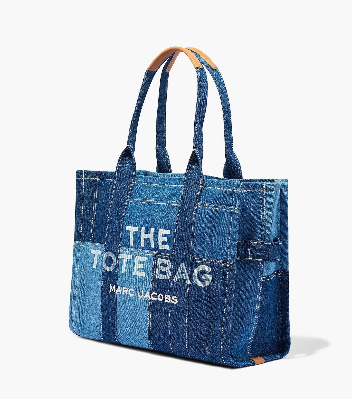 The denim large tote bag marc jacobs