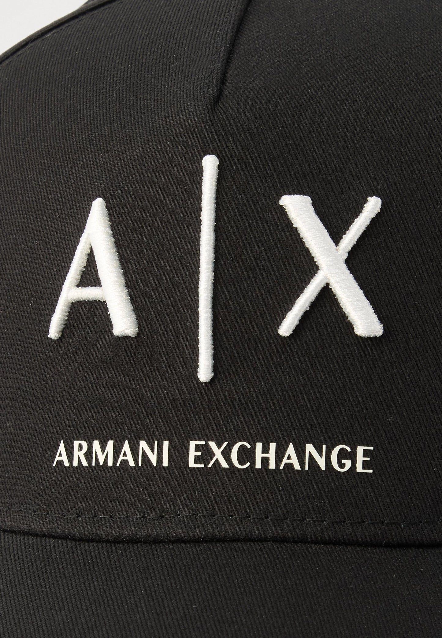 Armani exchange BASEBALL - Cap unisex - black/off white