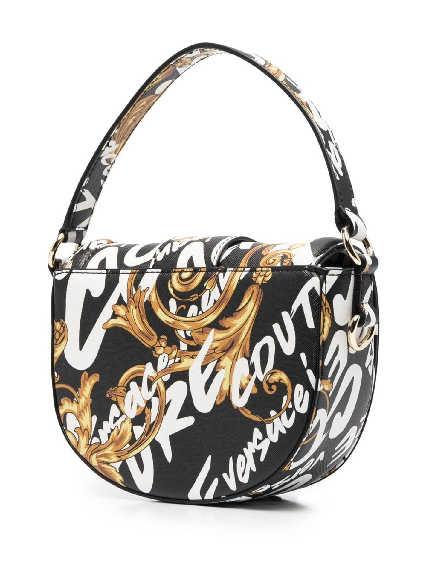 VERSACE JEANS COUTURE BAROQUE LOGO SPACE CROSSBODY BAG