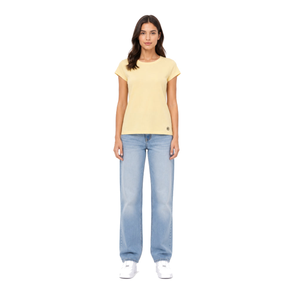 Michael Kors Shirt Yellow Cut Size L