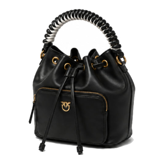 PINKO Cargo Bucket Bag In Black
