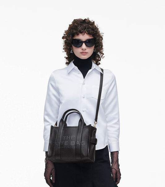 The leather small tote bag Marc Jacobs