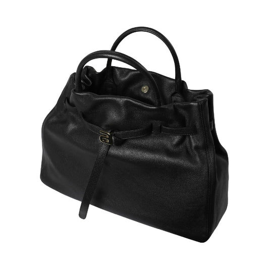 Abro Jill Handbag Large Leather Dalia Standard in Black