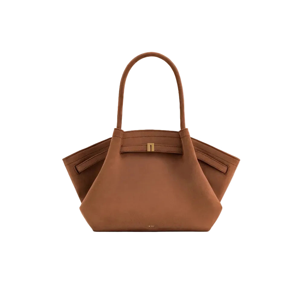 JW PEI Hana Suede Medium Tote Bag in Brown