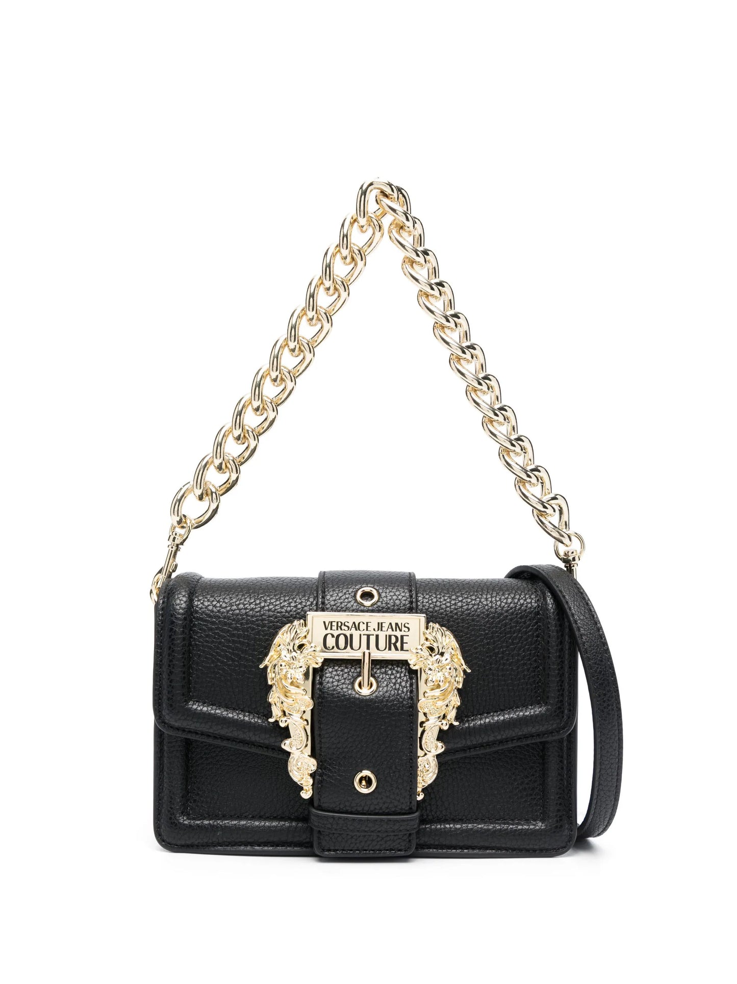 Versace Jeans Couture Baroque buckle shoulder bag
