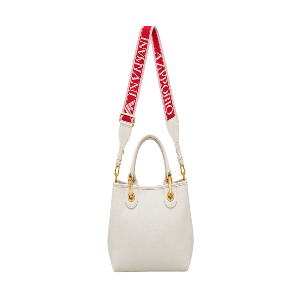 Emporio Armani Bucket Bag In White