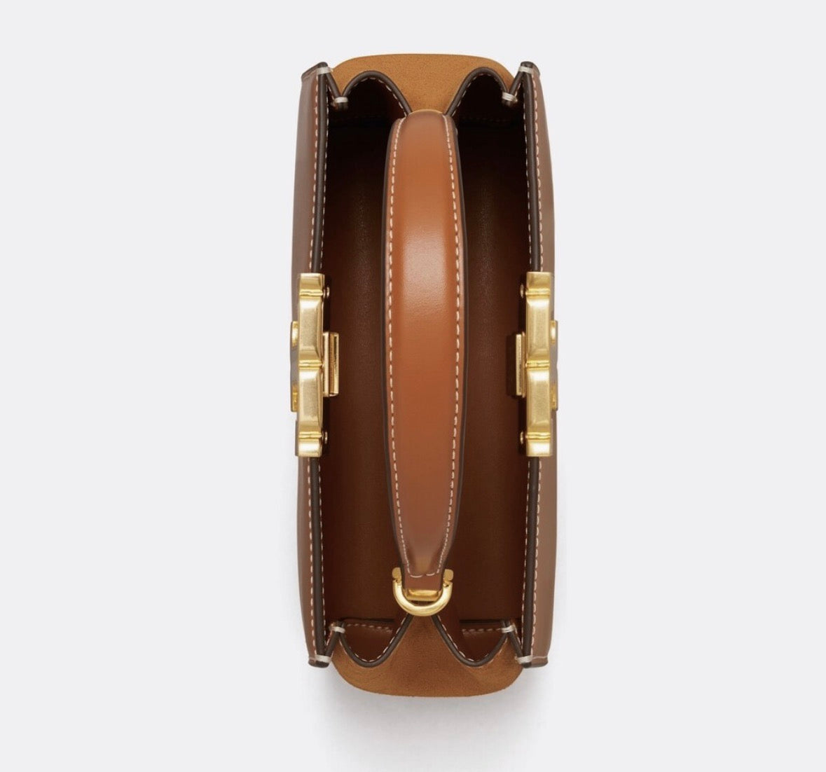 Tory Burch Mini Eleanor Satchel in Camel