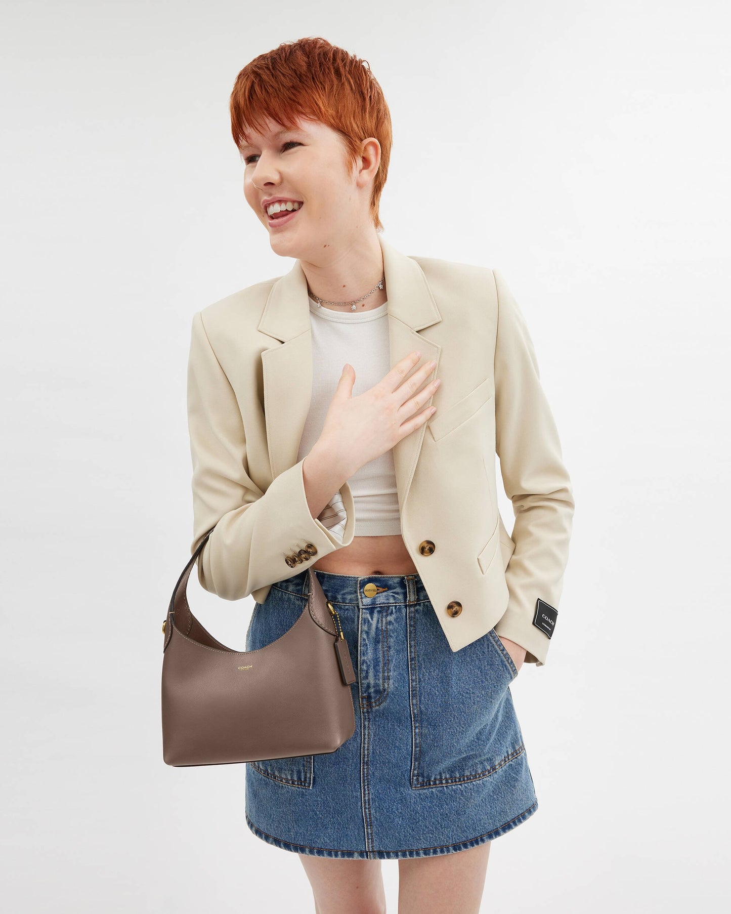 Coach brown Brooklyn Shoulder Bag 23