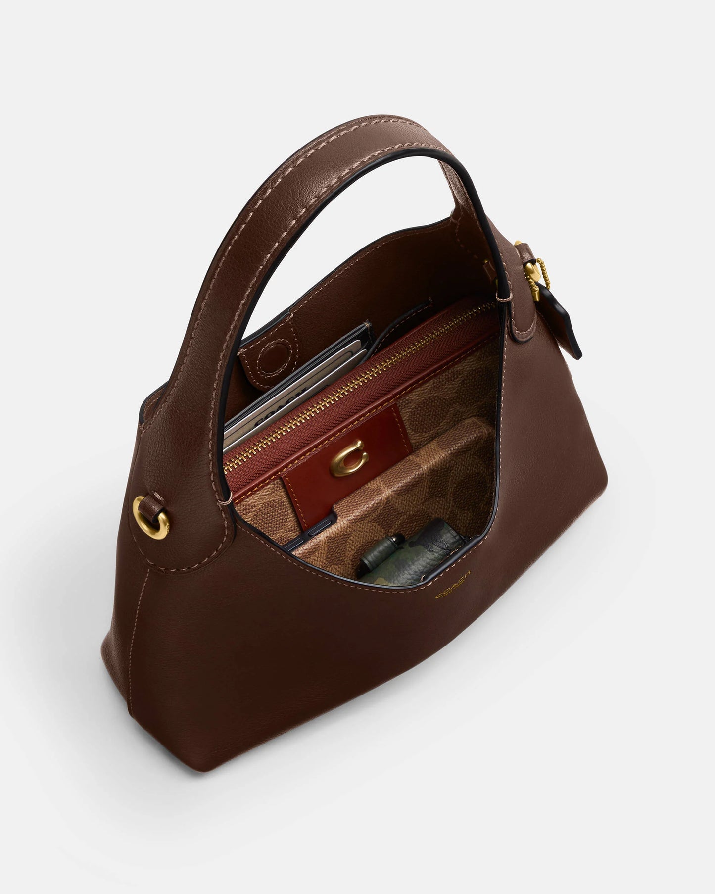 Coach maple Brooklyn Shoulder Bag 23