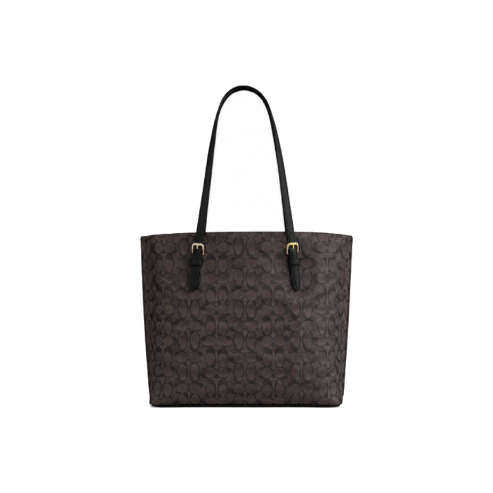 Coach City Tote Bag in Brown Signature Canvas