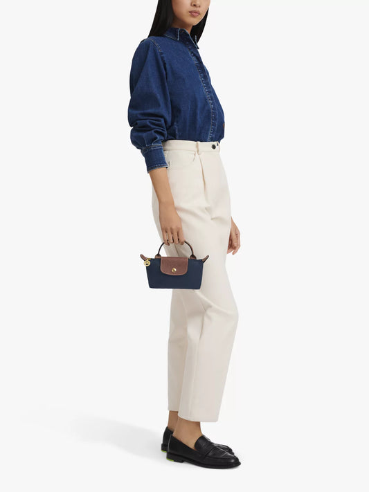 LONGCHAMP LE PLIAGE ORIGINAL MINI POUCH LONGCHAMP IN NAVY