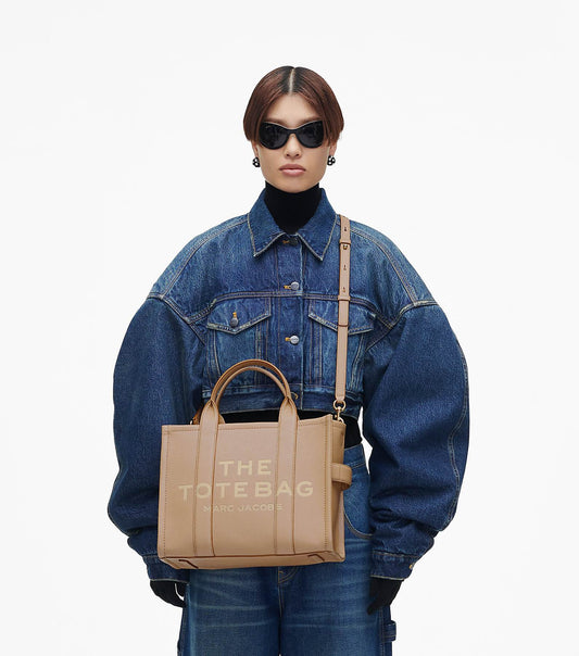 The leather medium tote bag Marc Jacobs