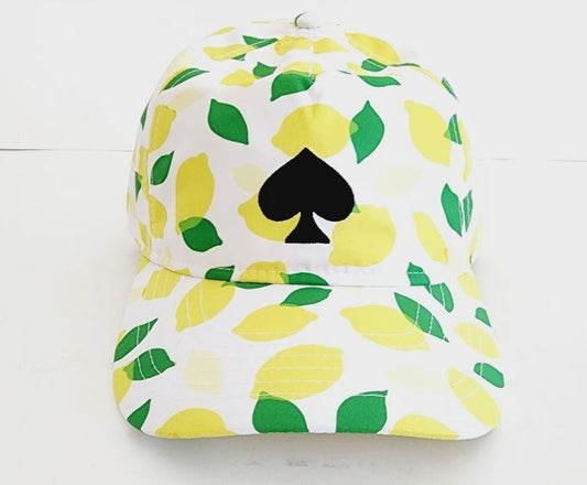 Kate Spade New York Lemon Toss Baseball Cap Hat