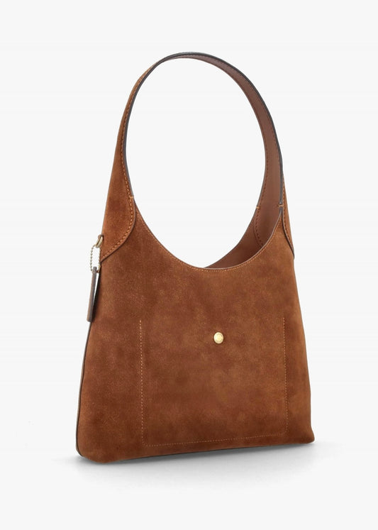 Coach Brooklyn Shoulder Bag 28 in suede material