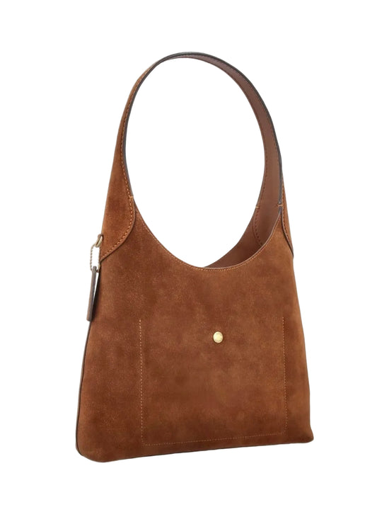 Coach Brooklyn Shoulder Bag 28 in Suede Material
