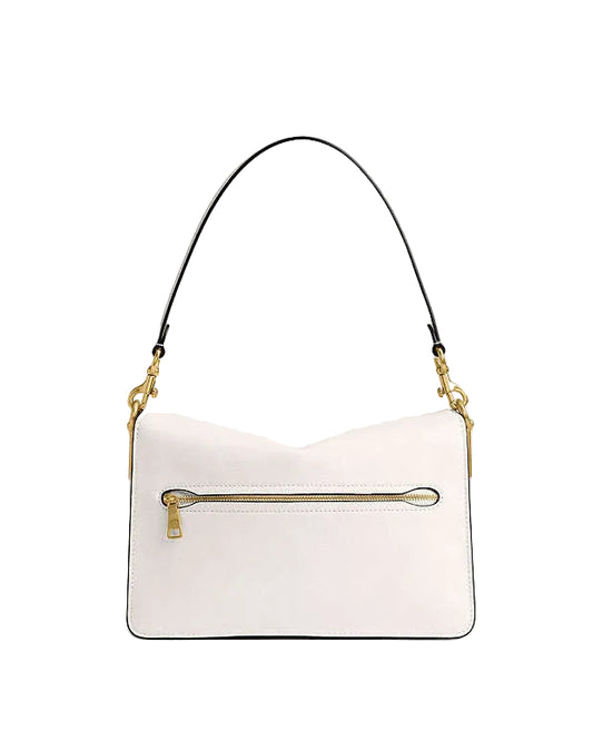 Coach Tabby Shoulder Bag 26 in White Gold Logo