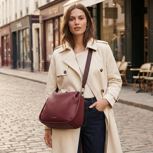 Calvin klein dark red bag