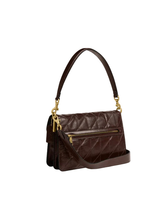 Coach Chain Tabby Shoulder Bag With Quilting in Maple