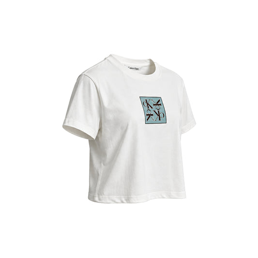 Calvin Klein Logo T-Shirt in White
