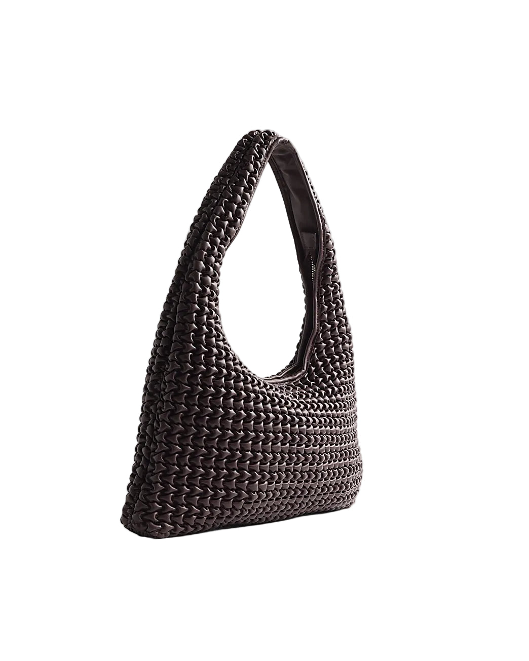 River island brown Red Textured Shoulder Bag