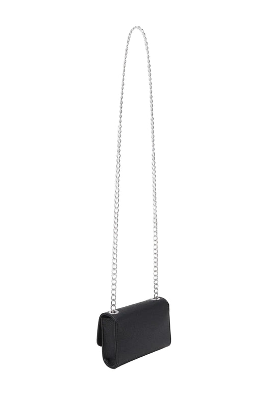 Valentino Silver Divina Cross-Body Chain Tassel Bag