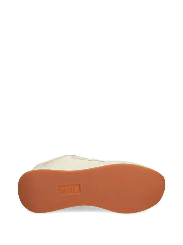 DKNY logo-patch sneakers