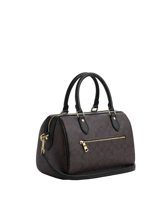 Coach Rowan Satchel Bag In Signature Canvas