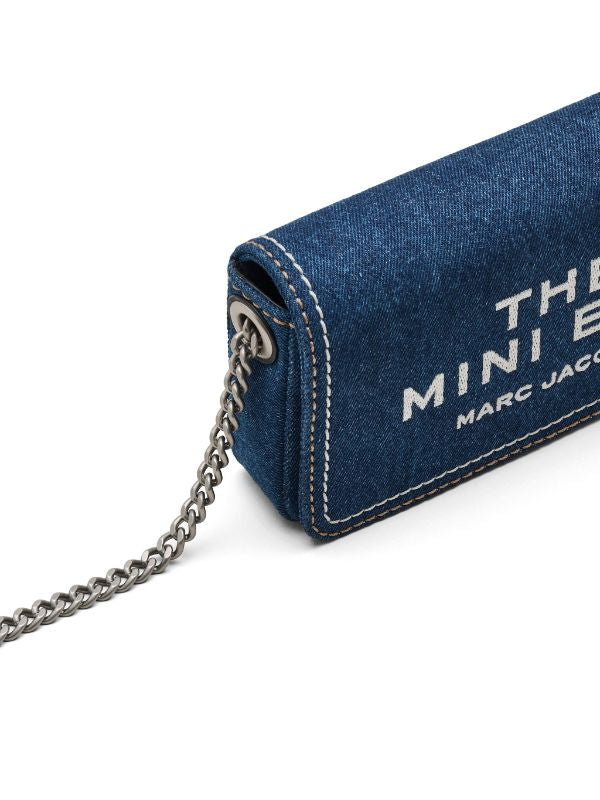 The denim mini chain bag marc jacobs