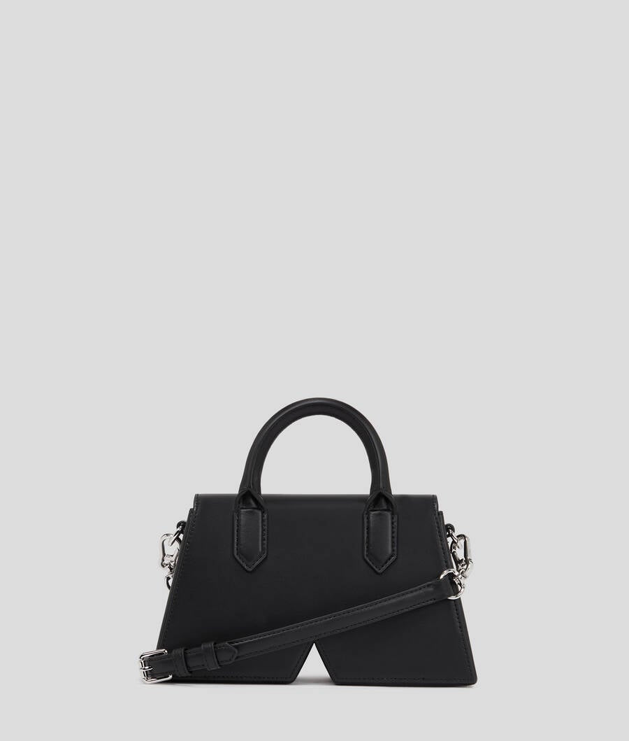 IKON K SMALL LEATHER CROSSBODY BAG KARL LAGERFELD